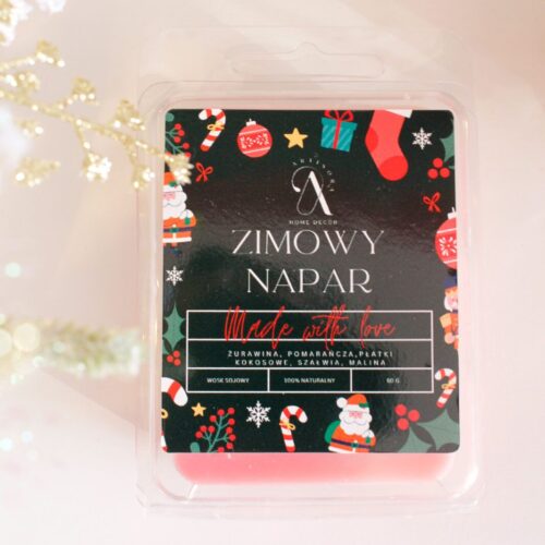 wosk zapachowy do kominka zimowy napar