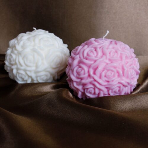 rose_ball_swieca_sojowa_candle_roze_kula_prezent_dla_niej_walentynki