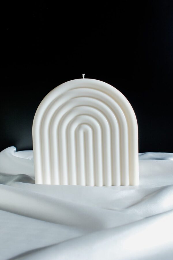 Minimalistyczna świeca sojowa Rainbow, ręcznie robiona, bezzapachowa, ekologiczna, idealna do dekoracji wnętrza