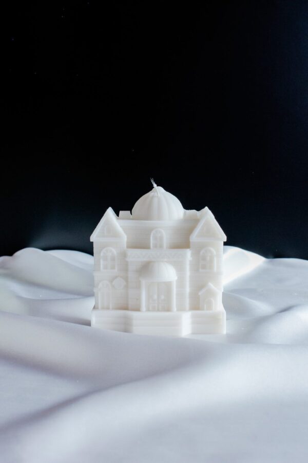 Naturalna świeca sojowa Palace – ekologiczna, ręcznie robiona świeca dekoracyjna o minimalistycznym designie.