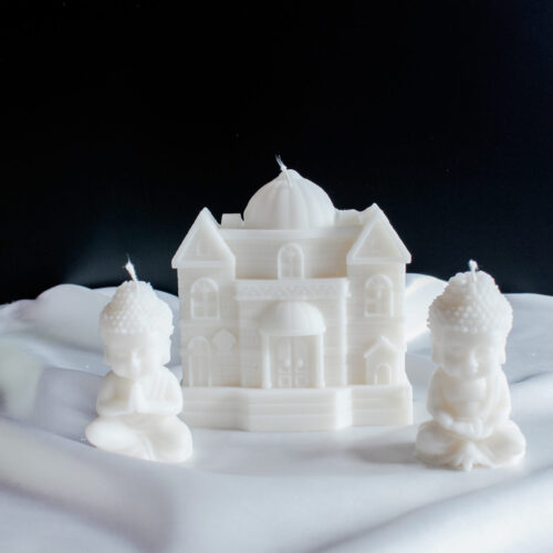 Naturalna świeca sojowa Palace – ekologiczna, ręcznie robiona świeca dekoracyjna o minimalistycznym designie.